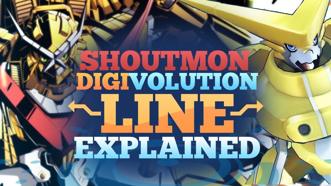 Digimon - Shoutmon Digivolution Line & DigiXros Explained!