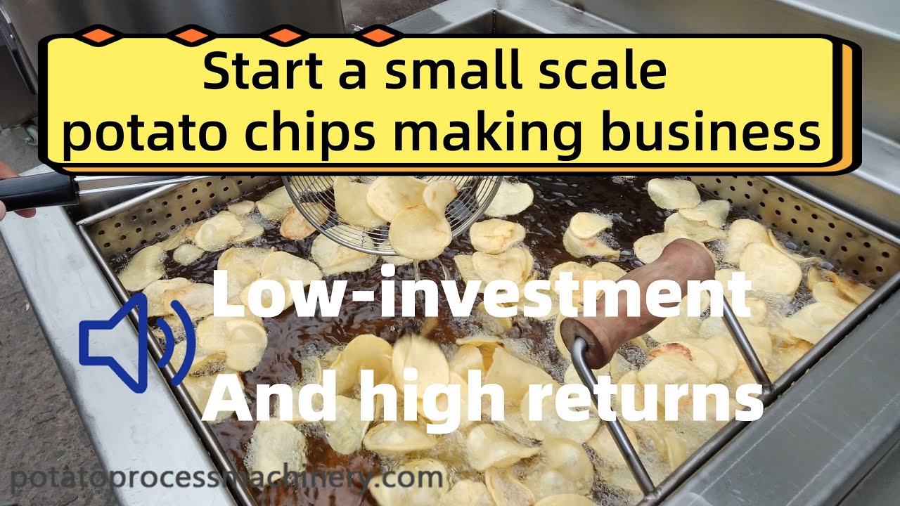 Affordable small scale potato chips making machine for business at low-investment and high returns