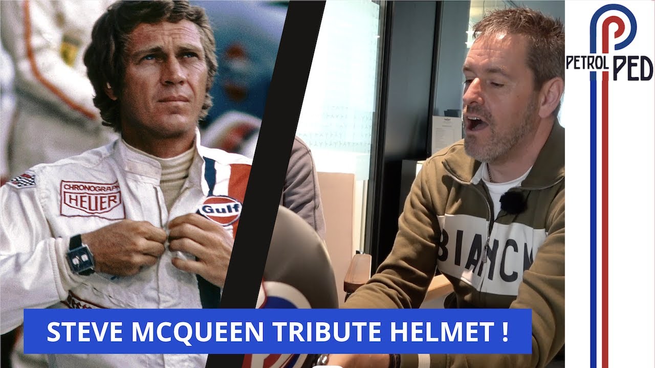 Making a Custom Airbrush Crash Helmet - My Steve McQueen Tribute !