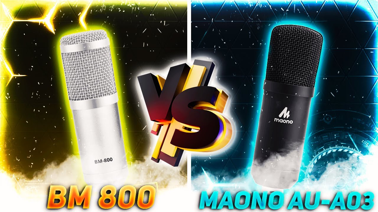 🎤 Микрофоны BM 800 vs. Maono AU-A03 - какой лучше ?