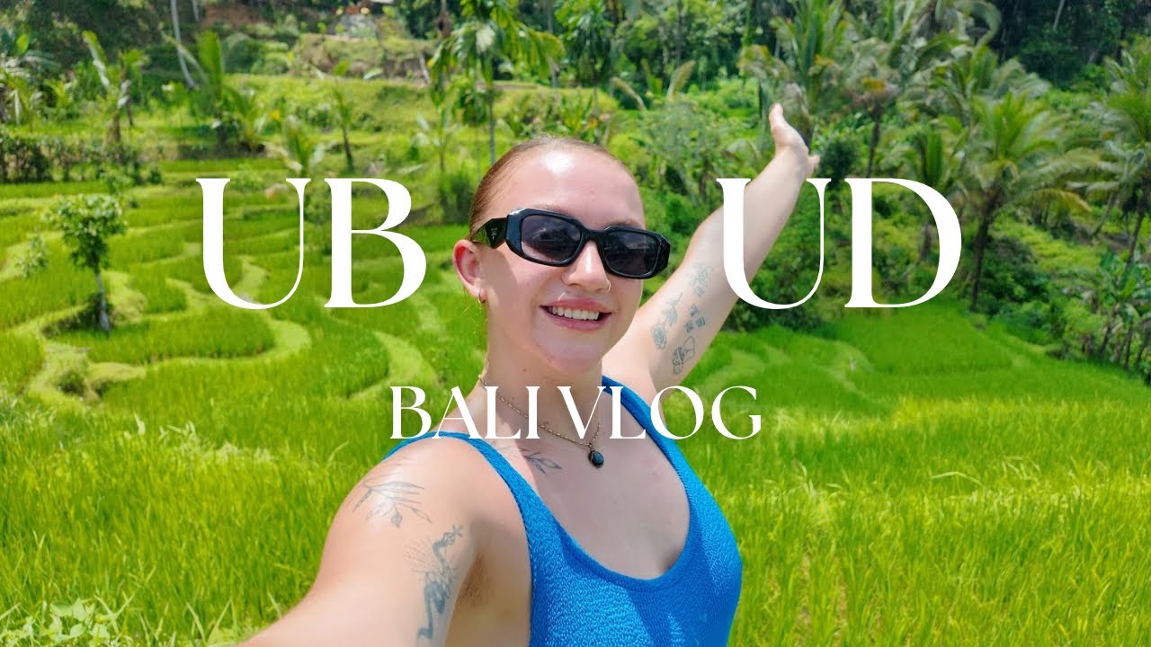 bali vlog - a week living in ubud - rice fields, river rafting, food spots 2024 | travel capsules