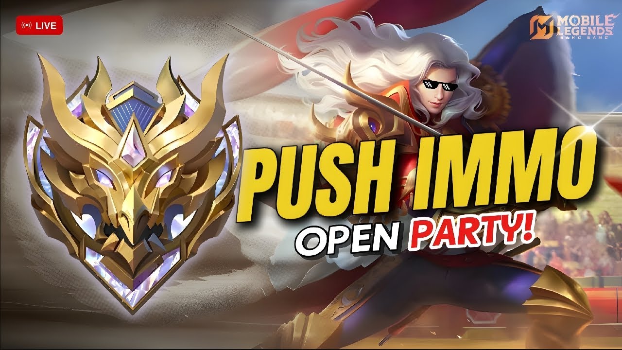 RG Push Immortal | Open Party 🔥