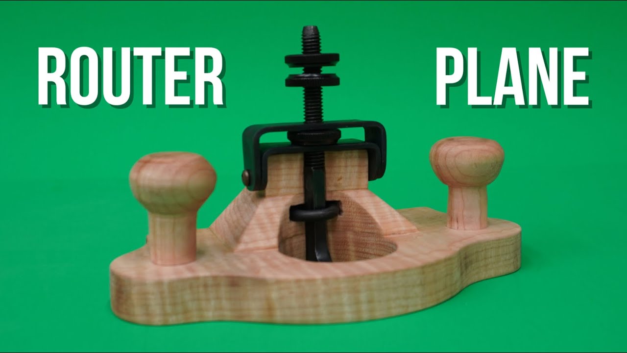 DIY router plane made from Allen wrench with unique features ASMR