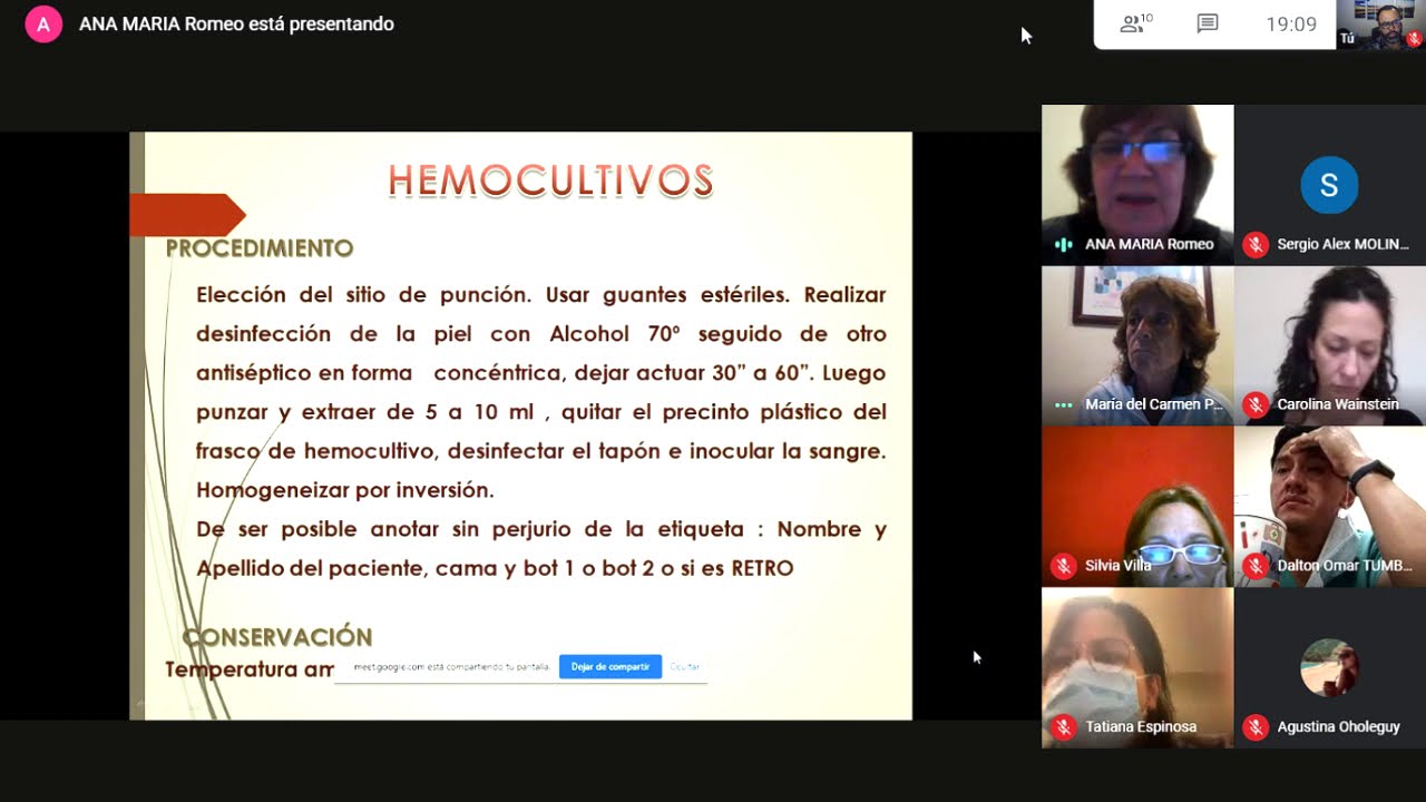 capacitacion de toma de cultivo