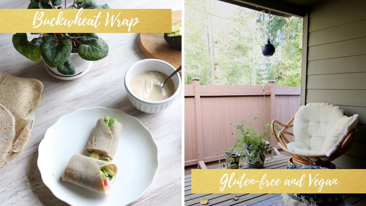 Gluten-free buckwheat tortilla recipe | Vegan and Egg free!