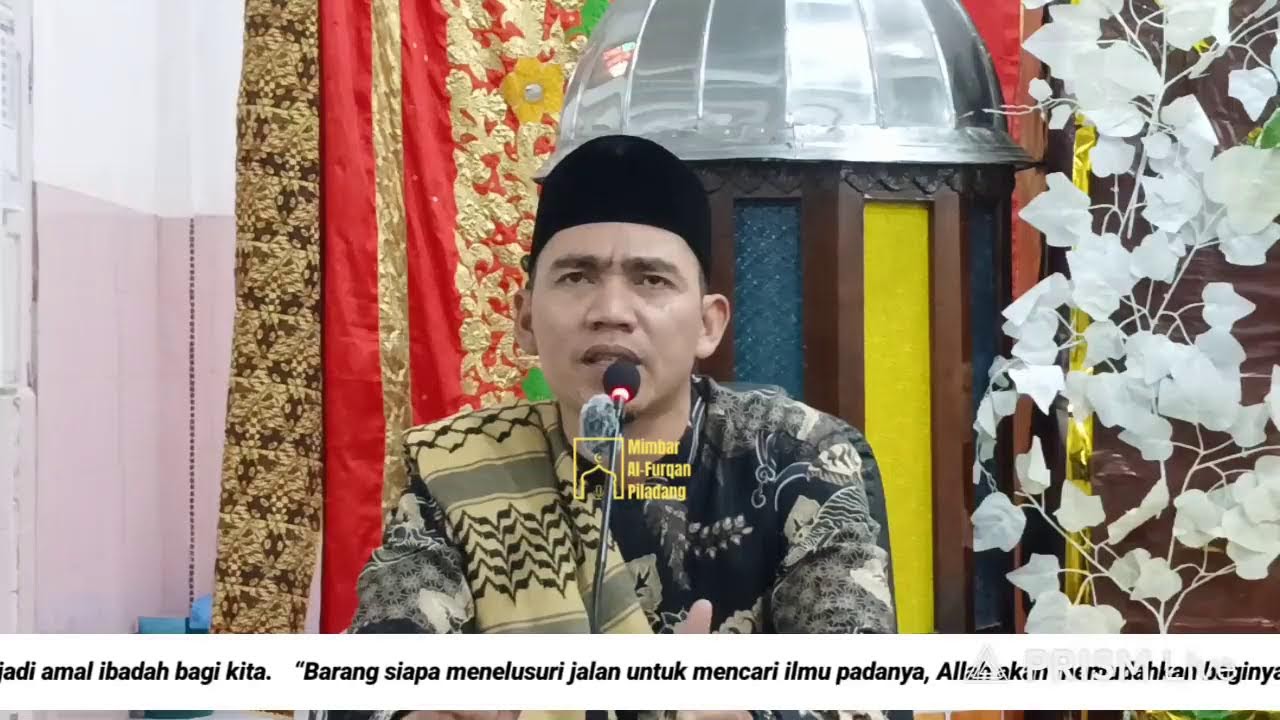 Kajian Malam Ramadhan Bersama Ustadz Yasin Abdul Fatah