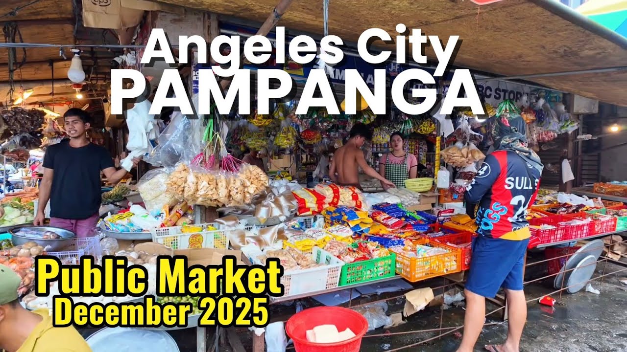 This  December 2025 San Nicolas Public Market in Angeles City Pampanga Philippines 