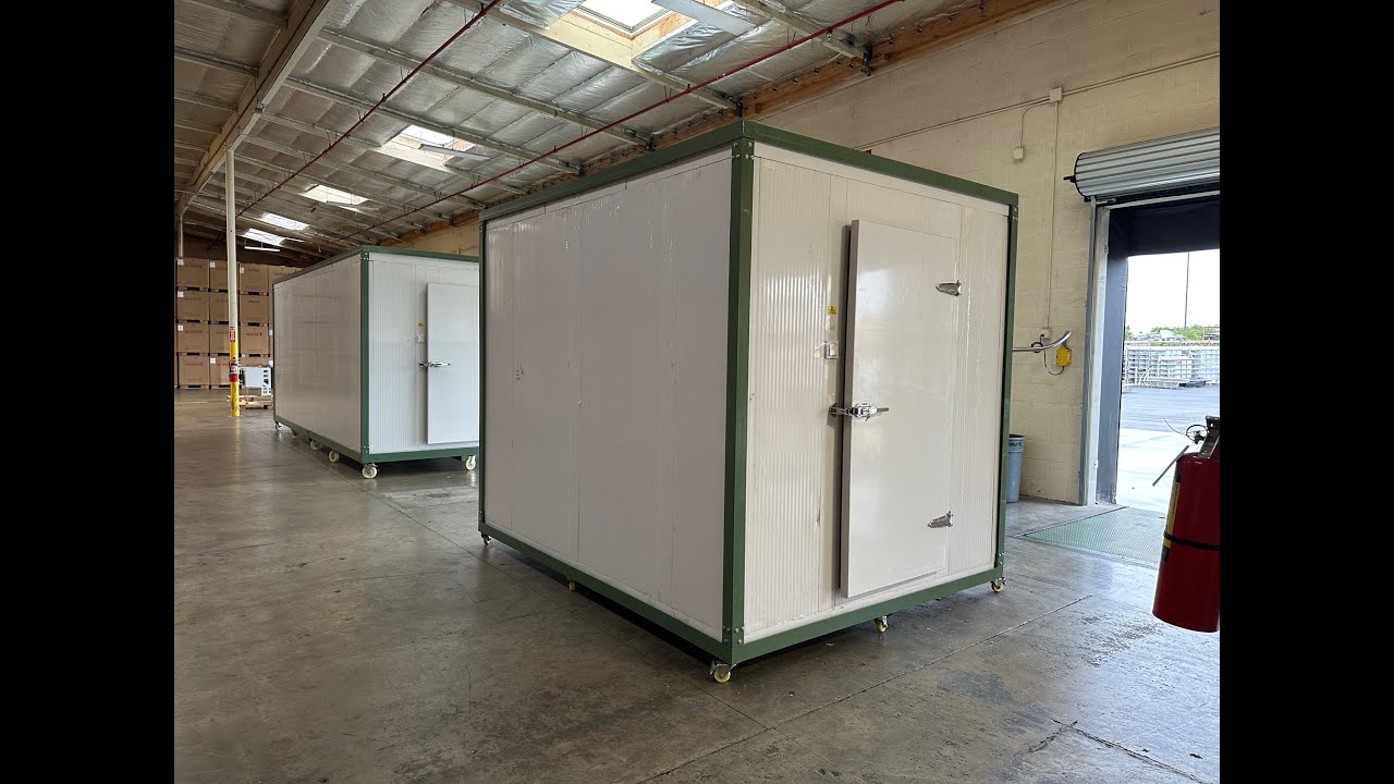 10 ft Refrigerated Ice Transport walk in cooler Quick Ship Indoor Outdoor Walk-In cooler