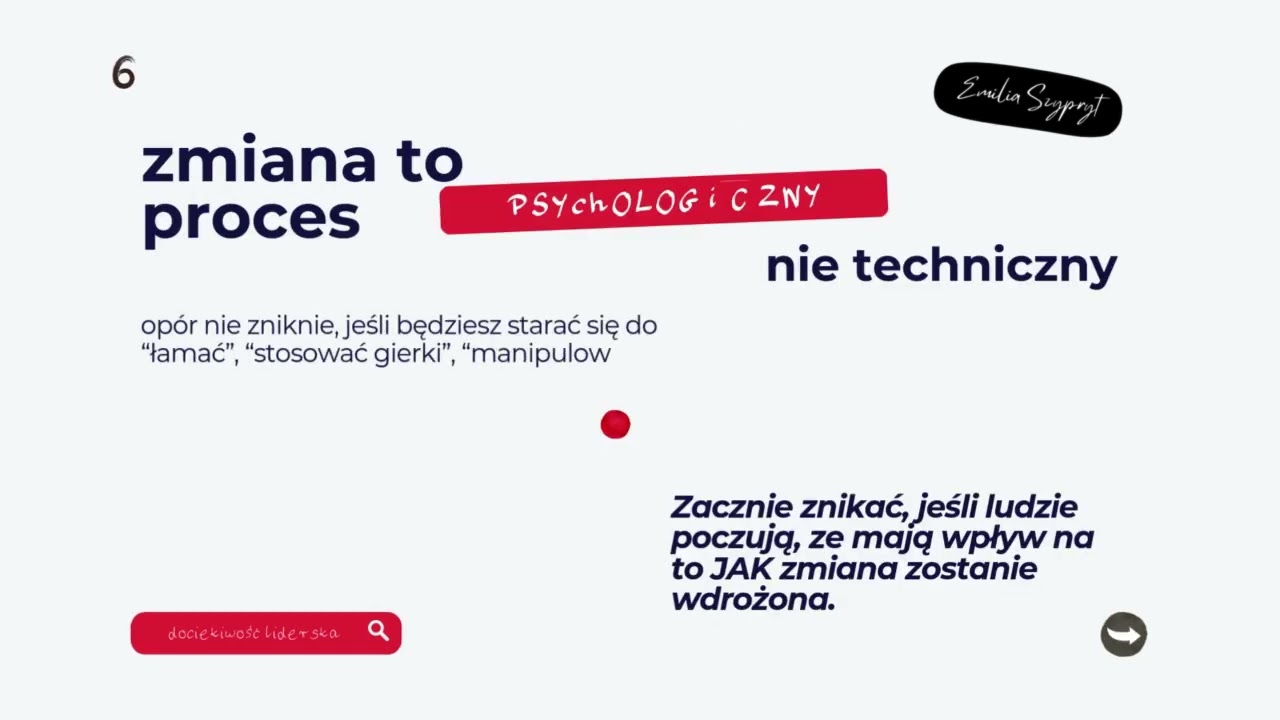 REAKTANCJA Im mocniej naciskasz, tym wiekszy opór powodujesz