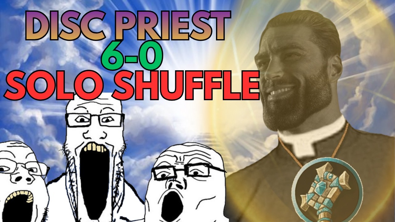 Absolute Domination! 6-0 Discipline Priest Solo Shuffle | Midnight PvP Season 1