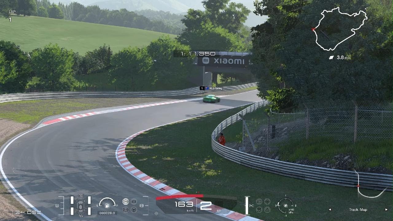 First time in a 911 GT3 R but on the Nürburgring