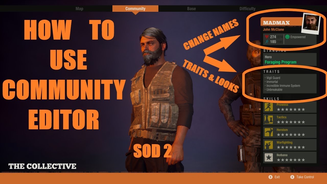 State of Decay 2 : Community Editor Walk Through