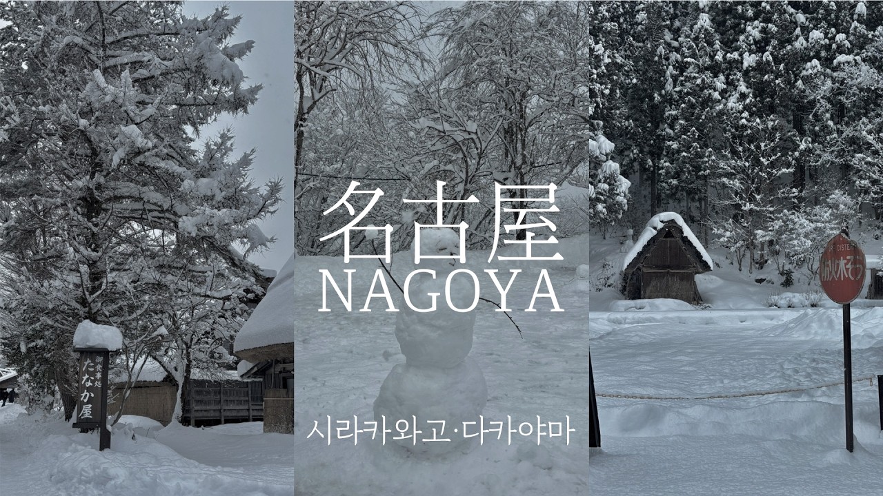 유잼 도시 나고야 여행 EP.2❄️｜시라카와고·다카야마 투어｜지브리·해리포터·구글 지도 공유｜NAGOYA VLOG