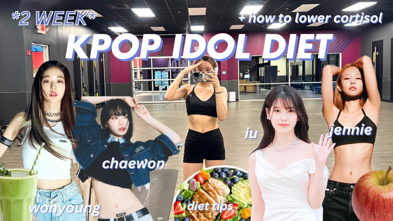 following kpop idols diet for 2 weeks *with results* | wonyoung, chaewon, iu, jennie