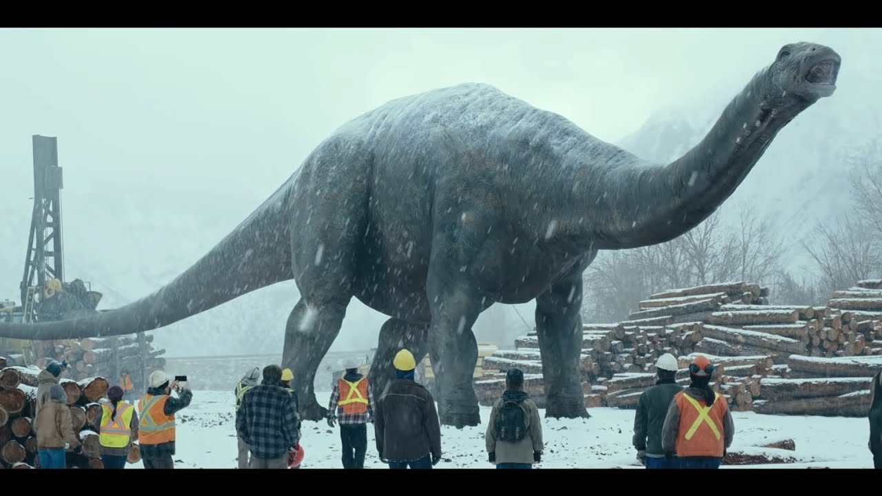 The most emotional scene in Jurassic World Dominion | Apatosaurus in the snow
