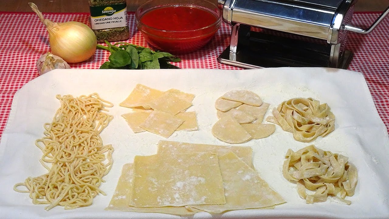 Receta Pasta fresca casera al huevo paso a paso - Recetas de cocina, tutorial
