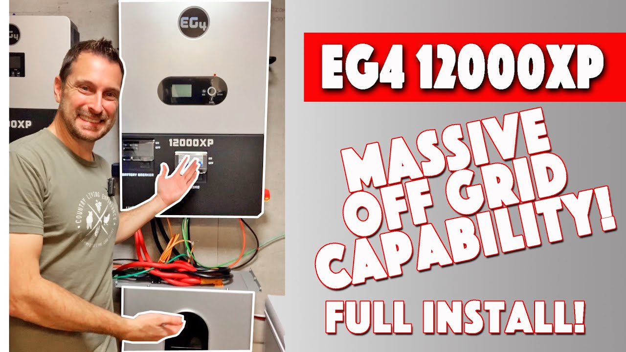 Совершенно новый! Инвертор EG4 12000XP Off Grid. Полная установка и обзор!