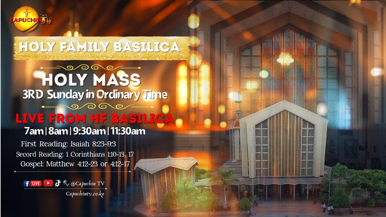 25-01-2026 | CAPUCHIN TV LIVE | 3RD SUNDAY IN ORDINARY TIME| SUNDAY OF THE WORD OF GOD
