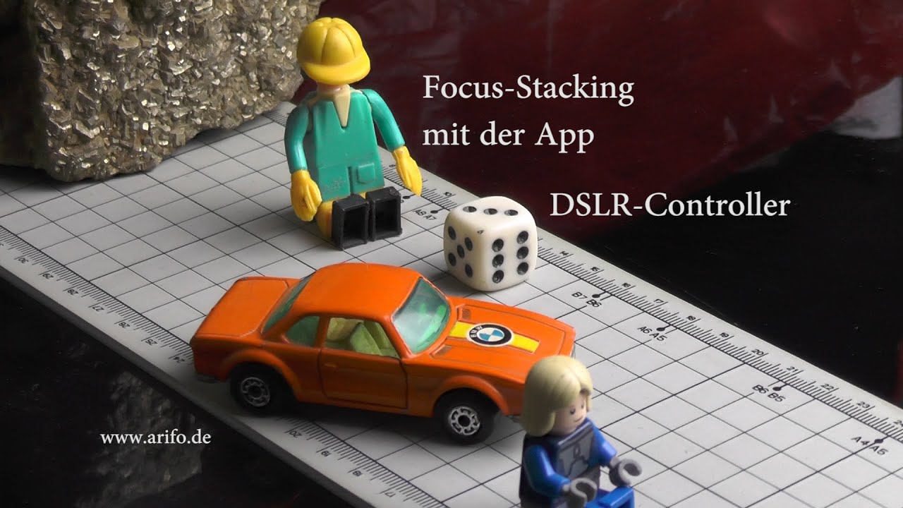 Focus Stacking mit DSLR Controller App