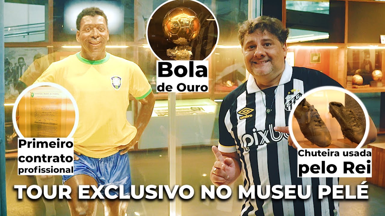 Tour Completo no Museu Pelé em Santos — História do Rei do Futebol!