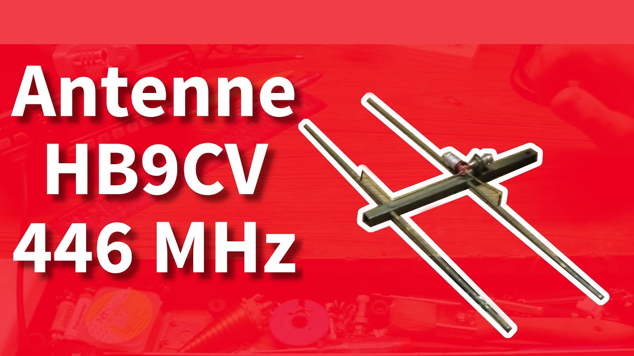 Présentation d'une antenne HB9CV 446Mhz
