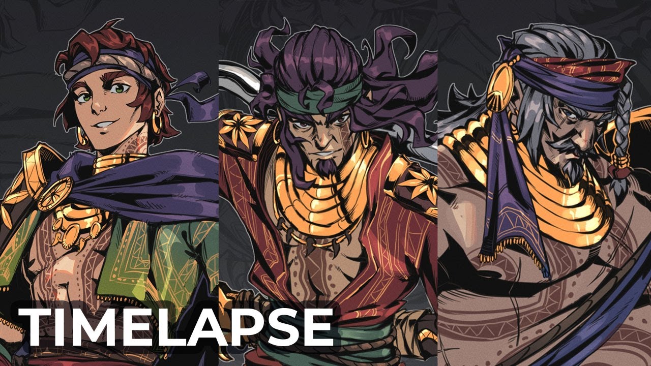Digital Art Timelapse (Clip Studio Paint) | Ibong Adarna Character Design Process