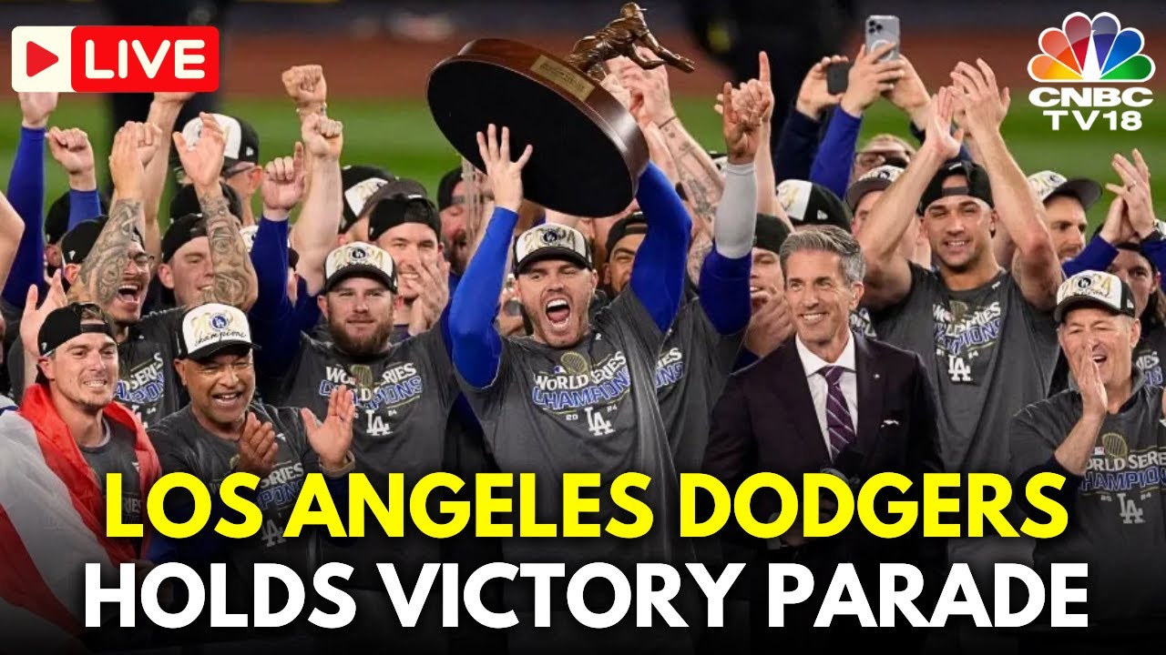 LIVE: Los Angeles Dodgers holds Victory Parade After World Series Win | LA Dodgers | USA News | N18G