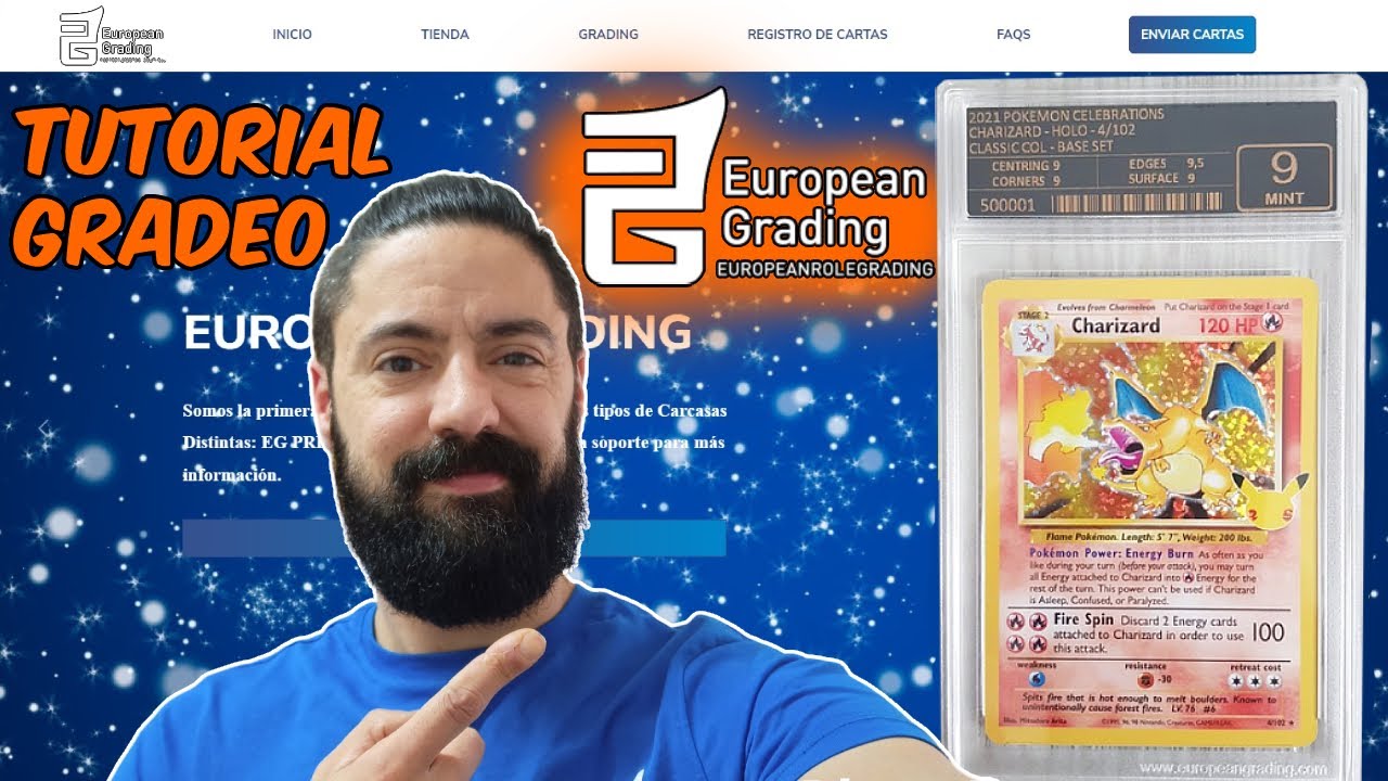 TUTORIAL - COMO MANDAR TUS CARTAS TCG (POKEMON, ONE PIECE, ETC) A GRADEAR CON EUROPEAN GRADING