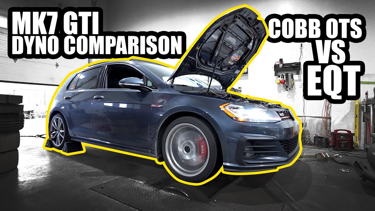 Сравнение динамометров MK7 GTI Stage 2 COBB OTS и EQT (настройка равновесия)