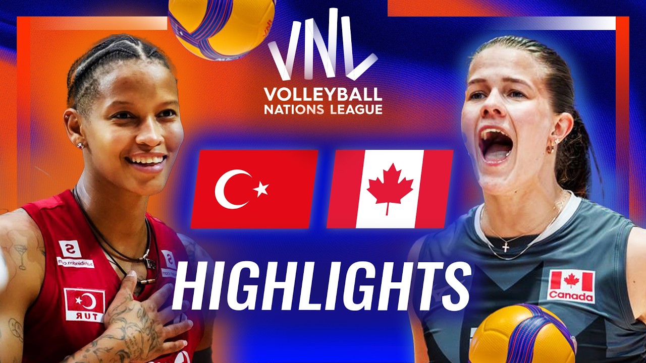 T&uuml;rkiye 🇹🇷 vs. Canada 🇨🇦 - Quarter Final | Highlights | Women's VNL 2026