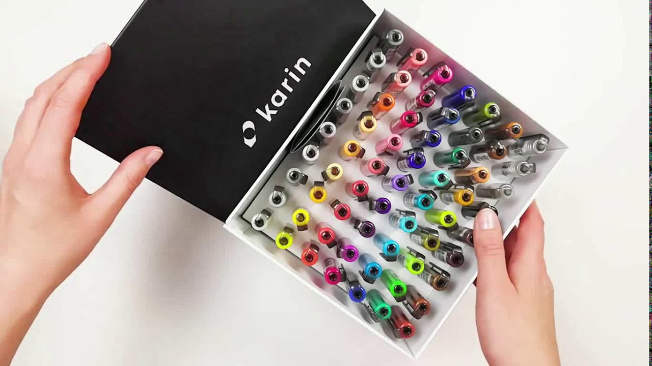 Crea Colores en la Paleta Usando Brushmarker PRO de KARIN