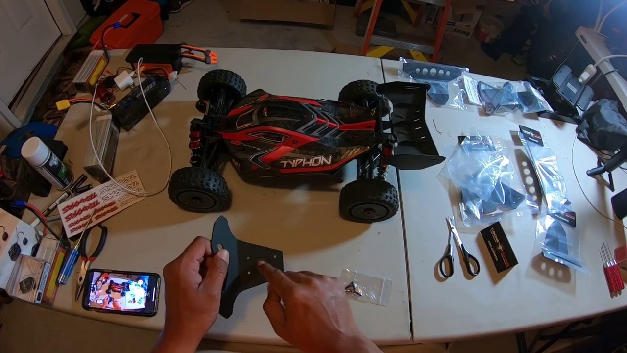 arrma typhon and talion Rear and front bumper installation