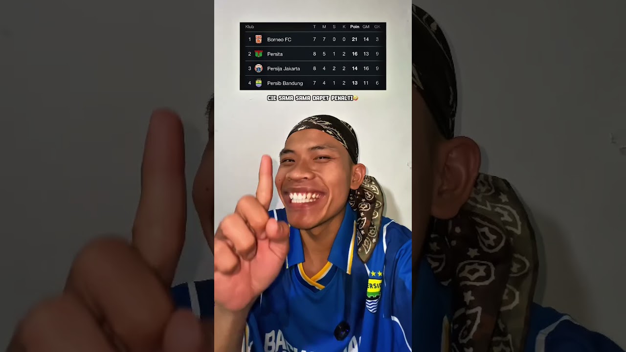 Persija salip Persib di posisi ke 3 klasemen sementara #persib #persija #bobotoh #rezqipoetra