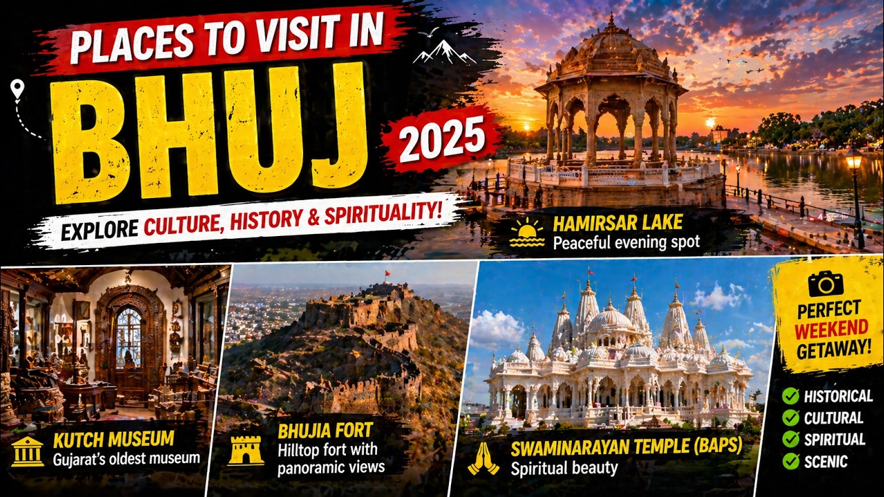 🏜️ Places to Visit in Bhuj 2025 | Complete Bhuj Travel Guide | The Travel Adventure