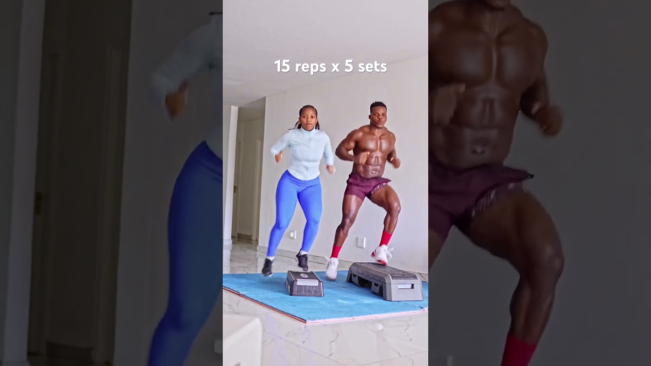 HIIT STEP WIRKOUT | join my 3 weeks winter challenge for online workouts 🏋️&zwj;♂️