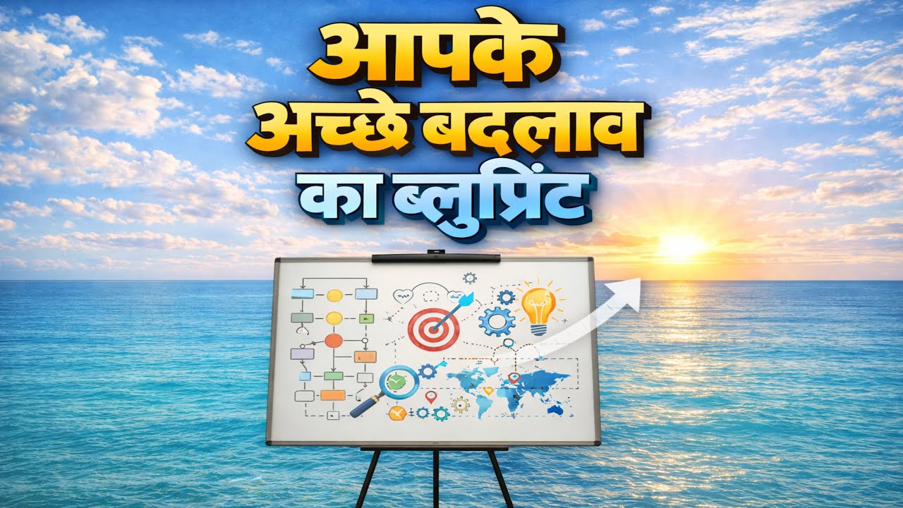 आपके अच्छे बदलाव का ब्लूप्रिंट I #lifetransformation   #selfimprovementjourney   #ComfortZone
