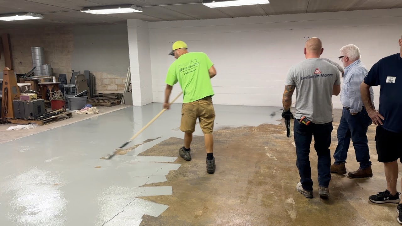 Benjamin Moore Corotech Floor Epoxy Training Hosted by Mayer Hardware