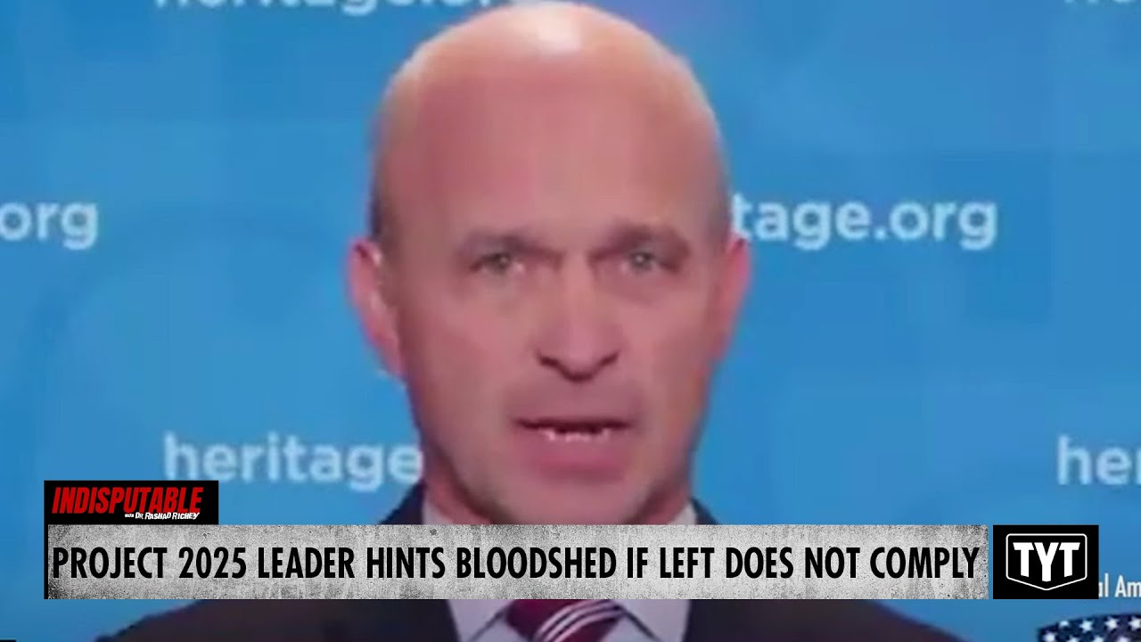 WATCH: Project 2025 Leader Threatens BLOODSHED If Left Does Not Comply With 'Revolution'