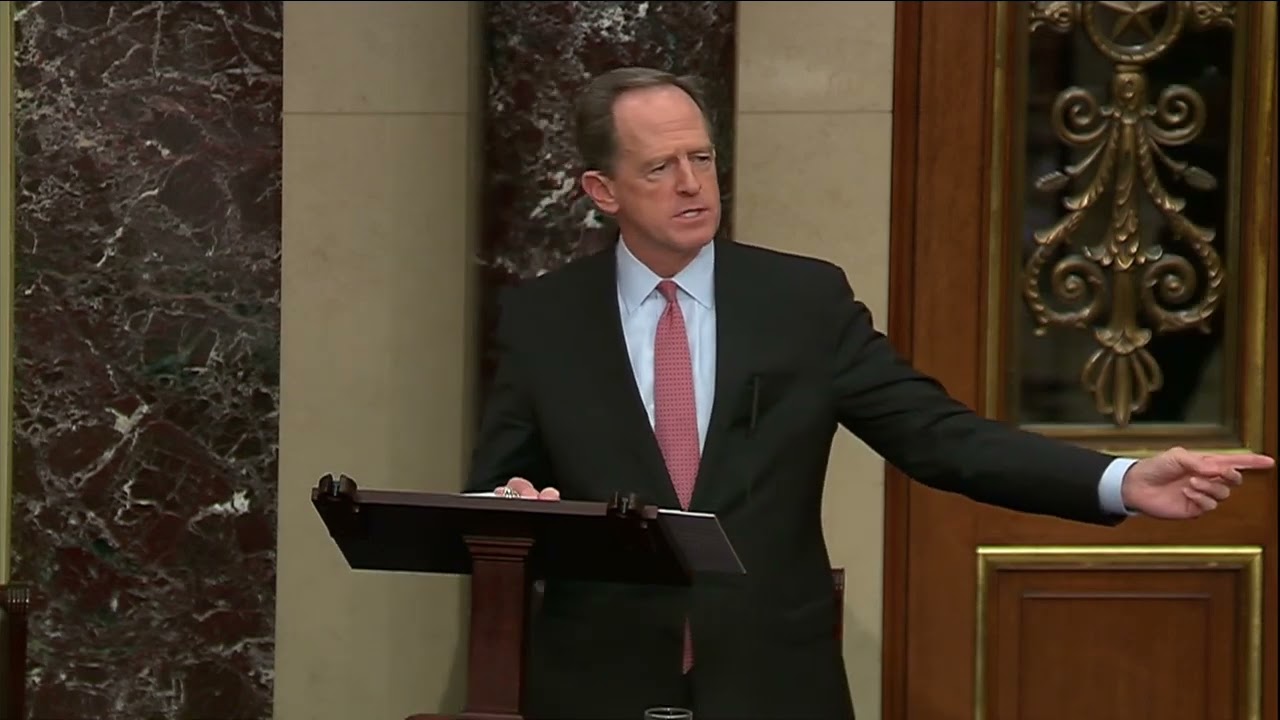 Senator Toomey Delivers Farewell Address