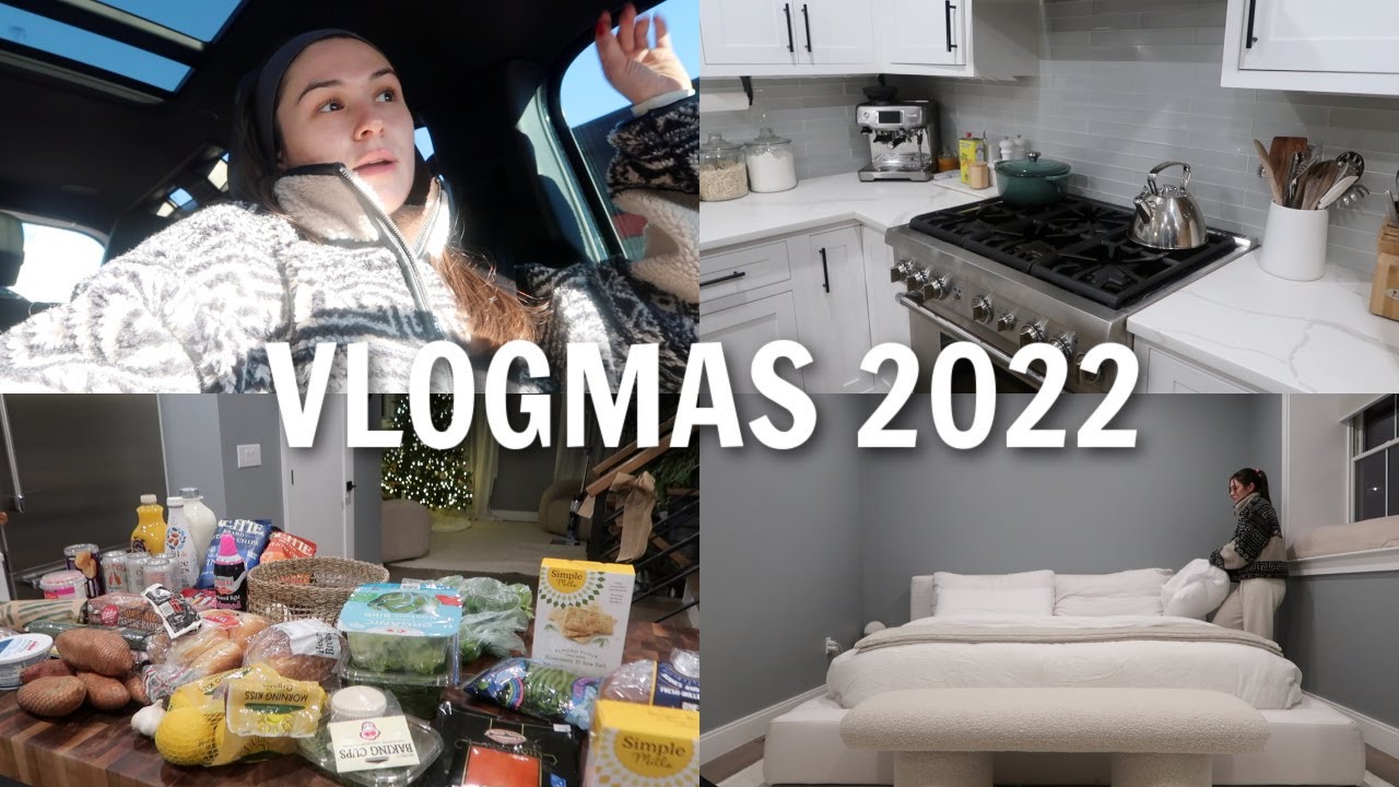 VLOGMAS: winter clothes unboxing, trying new self tanner, cleaning day & grocery haul