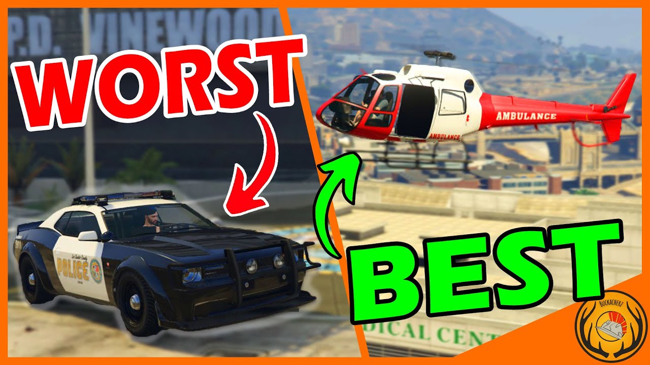 Рейтинг всех экстренных служб в GTA 5: от худших к лучшим