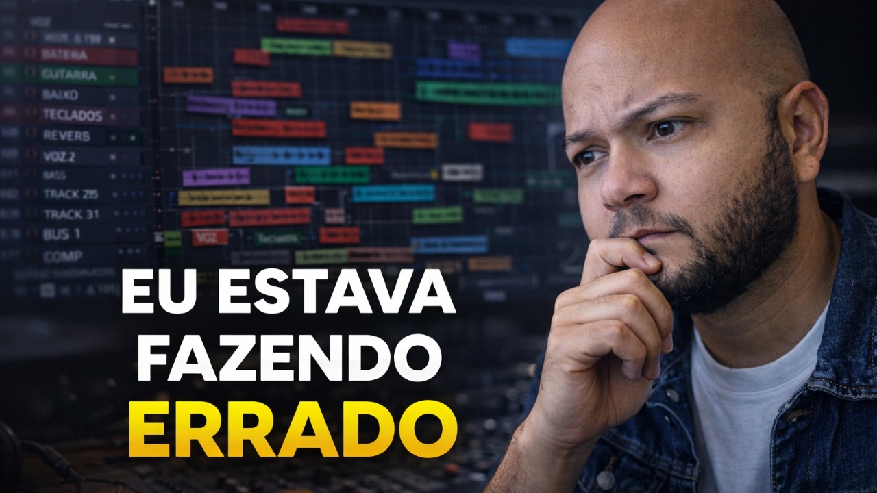 Eu só comecei a evoluir no Cubase quando fiz isso!