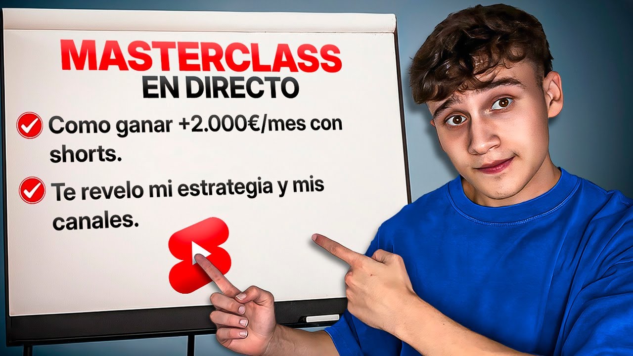 🔴 MASTERCLASS: Como Ganar +2.000€/Mes subiendo Shorts!
