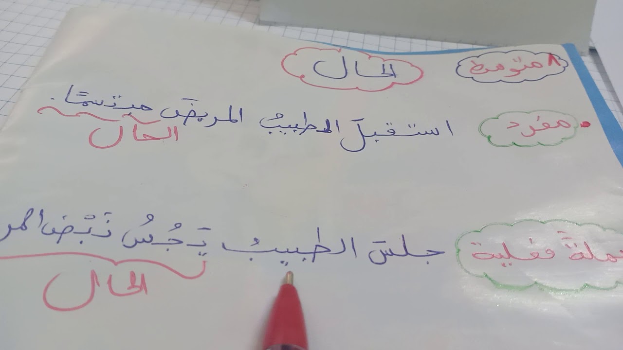 الحال   و  أنواعه  للسنة   1  متوسط