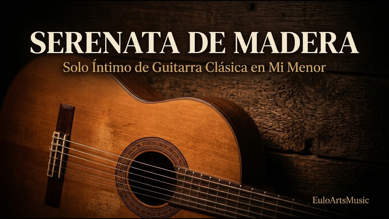 Wooden Serenade | Intimate Classical Guitar Solo in E Minor 🎸✨