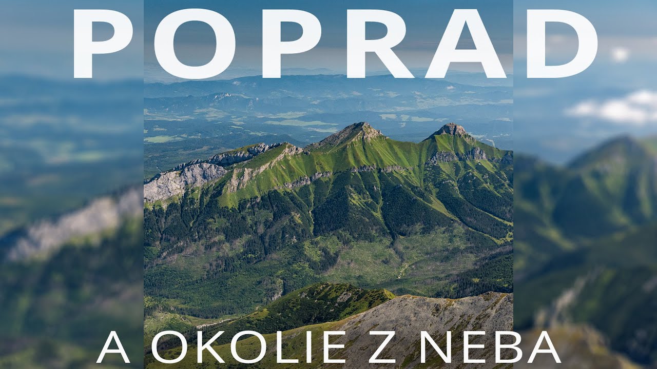 Poprad a okolie z neba