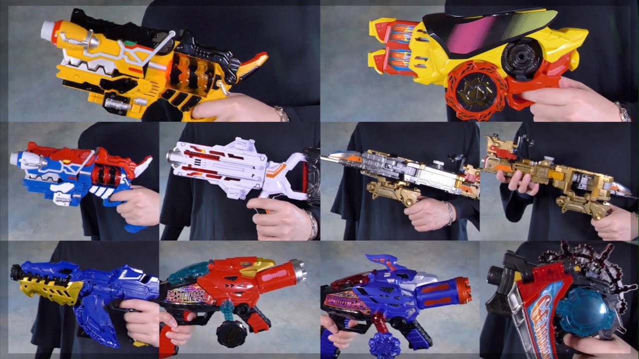 戦隊変身銃からしか摂取できない栄養もある！のだ！【キョウリュウジャー~ドンブラザーズ】/Transformation Gun Collection【Kyoryuger→Donbrothers】