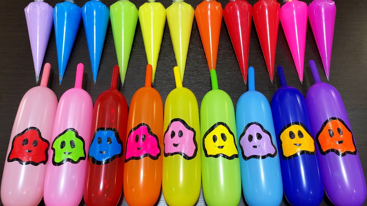 MAKING SLIME WITH PIPING BAG VS BALLOON ! SATISFYING VIDEOS #7078