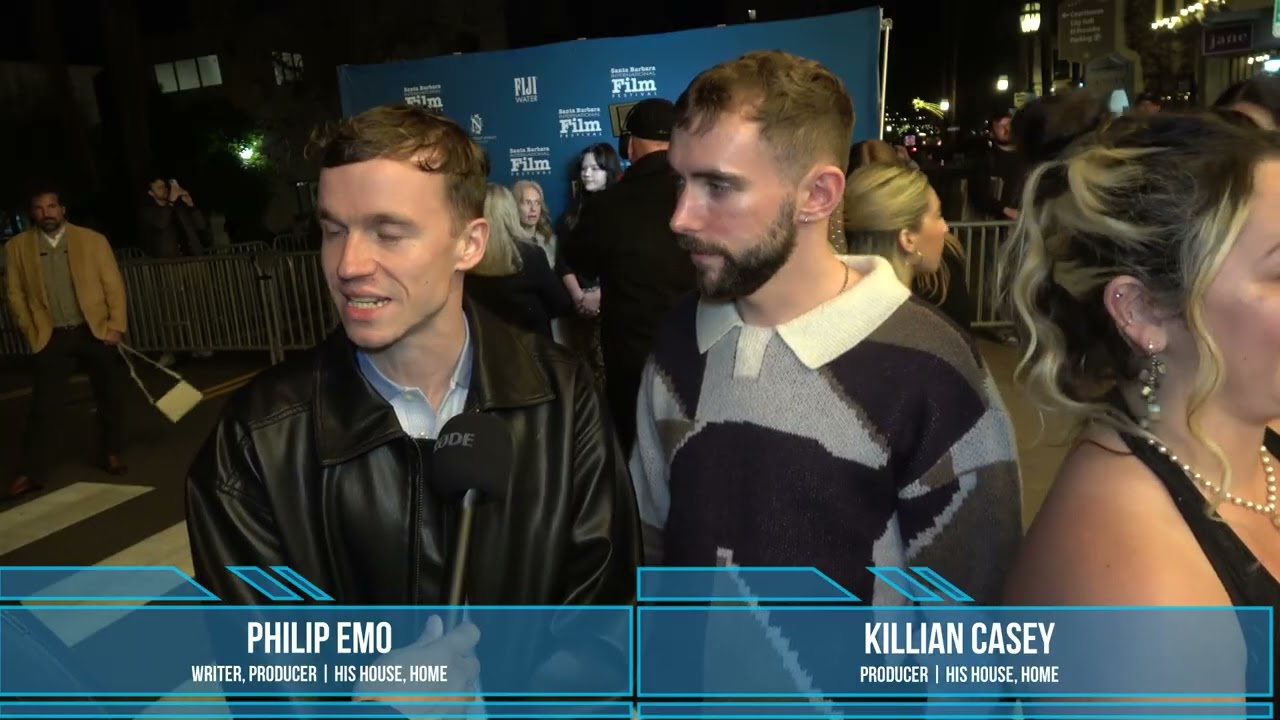 Philip Emo and Killian Casey Carpet Interview for His House, Home | SBIFF 2026