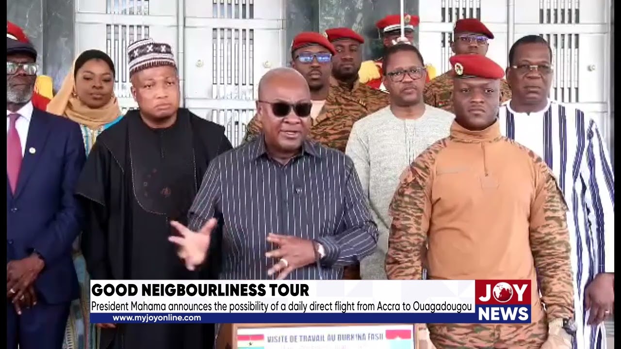 Mahama hints at daily Accra-Ouagadougou flights as airline shows interest in operating the route